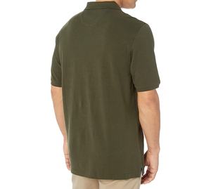 Polo en coton sur mesure pour hommes Double couleur Slim Fit manches courtes t-shirts personnalisés - Product Image 3