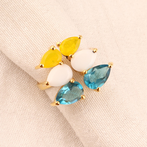 สีขาว, สีฟ้า, สีเหลือง