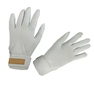 Full Cuir Gant De Golf avec Éponge Bande de couleur Blanche - Product Image 1