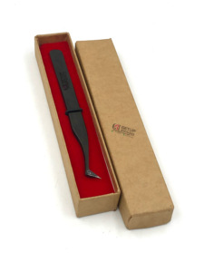 แหนบสำหรับต่อขนตาปลอมอุปกรณ์เสริมความงามสเเตนเลสสีดำปรับแต่งโลโก้ได้ตามต้องการ - Product Image 6