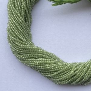 2mm 3mm 4mm Naturel Micro Vert Péridot Pierre Facettes Semi Précieuse Pierres Précieuses Brin Meilleur Prix Fabrication de Bijoux Fournisseur Acheter - Product Image 3