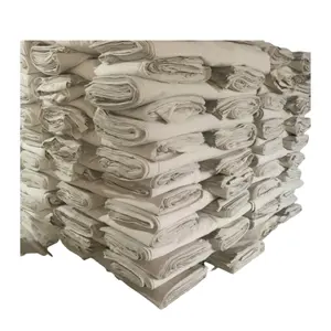 Tela de tela cinza personalizada 300-900 gsm, tela para tecido de lona cinza de barraca de tarpaulina e saco de venda quente de rolos de tecido de lona natural