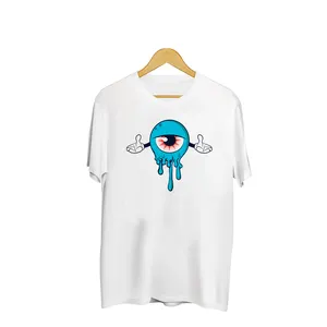 New Design High Quality White 100% Cotton Customize Design T-shirt For All Gender