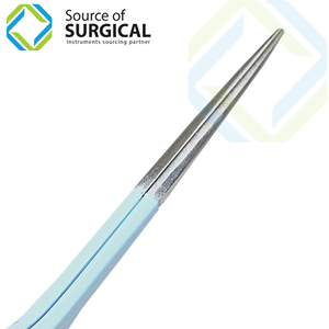 Pince à épiler chirurgicale en acier inoxydable à pointe fine avec poignée confortable et durable pour l'épilation, emballée dans un sac - Product Image 4