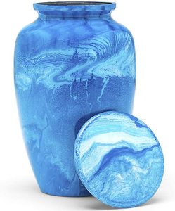 Bleu foncé Urne pour Cendres Humaines - Product Image 4