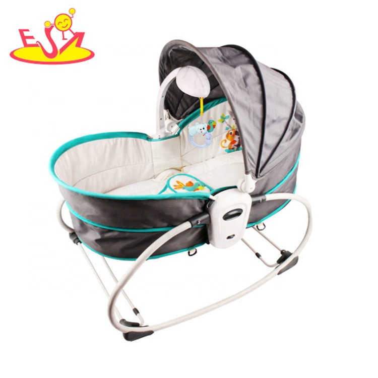 Распродажа, Высококачественная детская Успокаивающая кроватка-качалка для малышей, автоматическое комфортное кресло, корзина P08K008