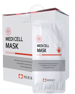 Masque facial en feuille de biocellulose Merikit, ingrédients chimiques, anti-âge, blanchissant, hydratant, pack familial, pour tous types de peau, parfum d'aloès - Product Image 2
