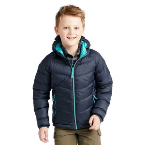 Chaqueta Acolchada con Capucha y Estampado de Camuflaje para Niños, Invierno, Resistente al Viento, Relleno Grueso de Poliéster, Corte Regular, con Cierre de Cremallera - Product Image 5