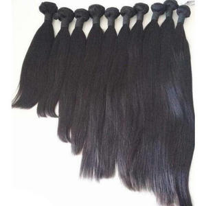 Top vente thé longueur mère de robes de mariée manches vietnamien indien Extensions de cheveux humains vague brute Style prix pas cher Bundle - Product Image 1