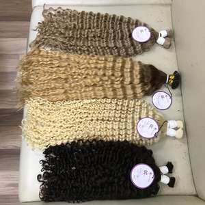 ขายส่งรัสเซียสลาฟมนุษย์สีดำสีน้ำตาลสีบลอนด์บริสุทธิ์ที่ยังไม่ได้ผมเป็นกลุ่มตรงขนาด6ถึง32นิ้ว - Product Image 4