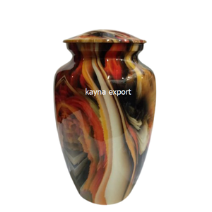 Nueva Urna Funeraria para Cenizas Humanas Adultas, Estilo Europeo, 220 Pulgadas Cúbicas, Biodegradable, Color Dorado Personalizado, Calidad Premium, para Uso Funerario - Product Image 6
