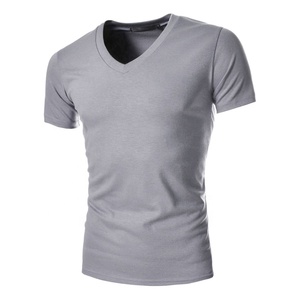 Next Level Soft Cotton T-Shirts v Neck Tee Casual Streetwear71% Cotton 25% <b>Viscose</b> 4% Spandex V Neck Breathable t Shirt - Product Image 1