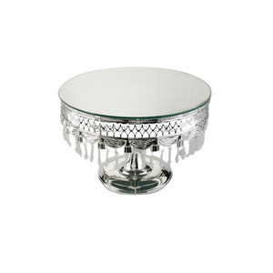Uxury-Espejo de cuentas con soporte para pastel, soporte para pastel de boda - Product Image 2