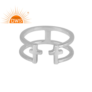 Anillo apilable hecho a mano, joyería de diseño de Plata de Ley 925, venta al por mayor, proveedor de joyería - Product Image 2