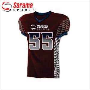 Venta al por mayor personalizado poliéster sublimación transpirable secado rápido uniforme de fútbol americano, - Product Image 2