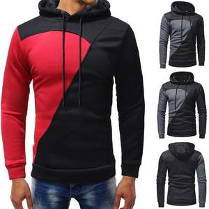 Alta calidad moda Oversize logotipo personalizado invierno Streetwear bordado liso pulóver en blanco sudaderas con capucha para hombre, 100% algodón - Product Image 4