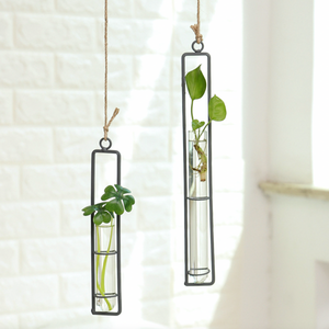 Supports de jardinières muraux noirs en métal pour la décoration de la maison et du balcon Support de pots et de jardinières suspendus en métal de couleur noire au design moderne - Product Image 2