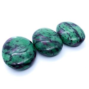 Pierres de palmier rubis zoisite en gros | Pierre précieuse en cristal de guérison naturelle polie pour l'équilibre énergétique - Product Image 2