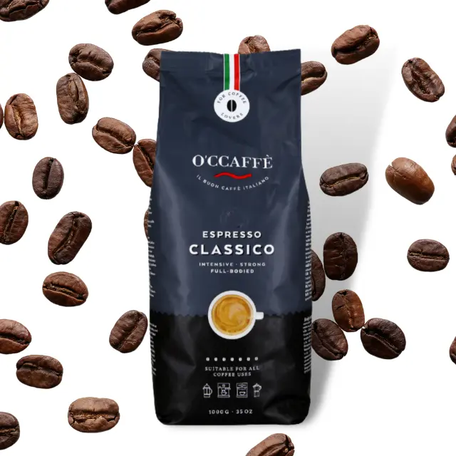 エスプレッソカクテル用の最高のイタリア品質1Kg80% ロブスタと20% アラビカクラシックコーヒー豆