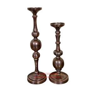 Metal Hammered Gold Tall <b>Candle</b> Pillar <b>Holder</b> Hot Selling Decorative Metal Handcrafted Handmade <b>Candle</b> <b>Holder</b> - Product Image 5