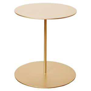 Modern Single Golden Metal Side <b>Table</b> Long Elegant for Home Living Room Hotels Patio Bar <b>Oval</b> <b>Coffee</b> <b>Table</b> for Outdoor Leisure - Product Image 1