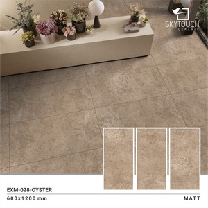 หอยนางรมหินธรรมชาติกันลื่นทนกรดทนต่อการเสียดสีกระเบื้องพื้นพอร์ซเลนแบบด้านทนต่อการเสียดสีขนาด600x600ซม. รับประกันตลอดอายุการใช้งานสำหรับโรงแรม - Product Image 2