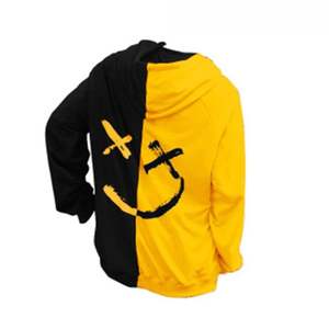 Vente en gros d'usine de sweats à capuche avec logo personnalisé 2 couleurs sweats à capuche en coton/polyester pour hommes à imprimer capuche surdimensionnée - Product Image 3