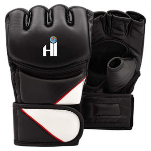 Guantes de cuero de gimnasio MMA personalizados Guantes de lucha y entrenamiento a granel a precio para artes marciales y boxeo - Product Image 1