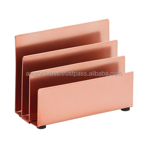 Декоративный Настольный держатель для букв, 3 слота, настольный сортировщик букв