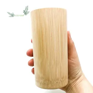 Offre Spéciale et tendance chaude 2024 tasse en bambou thé/tasse en bambou ensemble avec graver le logo laser à l'extérieur fabriqué par Eco2go Vietnam