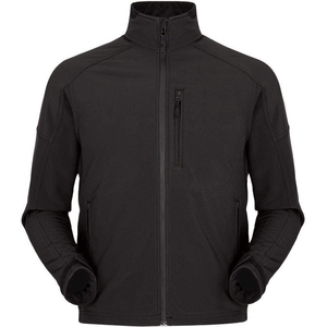 Chaqueta deportiva de invierno Softshell informal para hombre, chaqueta con cuello levantado y cremallera, forro polar, resistente al agua, con capucha, cálida, a prueba de viento - Product Image 3