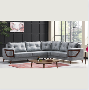 Thiết Kế Hiện Đại Góc Sofa Set Hot Bán Beanbag Sofa Với Khung Gỗ Rắn Vải Hàng Đầu Cho Phòng Khách Cho Biệt Thự Trường Học Công Viên - Product Image 5