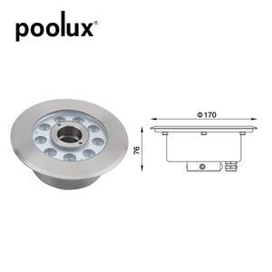 Su geçirmez IP68 RGB/RGBW LED sualtı çeşme havuzu meme halka Jet hafif ince beyaz lamba - Product Image 5