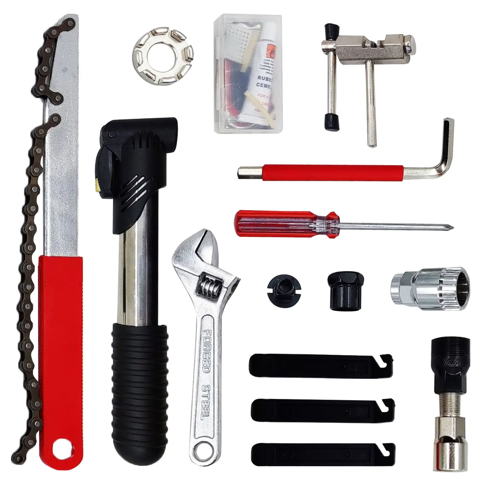 Bike Repair Tool Kit 13PCS Professional Maintenance Tools Kit Storage Case Bicycle Tool Set for Mountain Mike