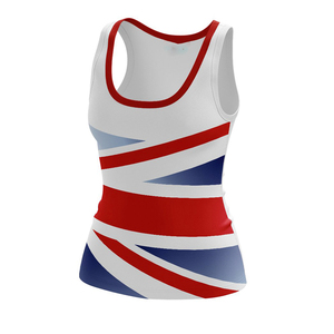 High Quality Custom Ladies Sport <b>Singlets</b> Latest Designs Sublimation Printed Breathable Knitted Fabric Tank Top Direct Factory - Product Image 4