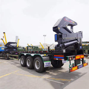 Remorque élévatrice latérale en marteau de caoutchouc, remorque d'extraction avec chargeur latéral, 20/40Ft 37 Ton, 40 Ton, 45 tonnes - Product Image 3