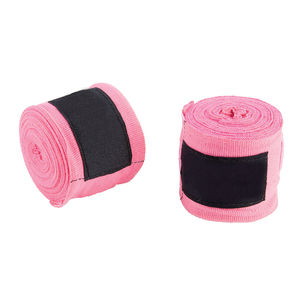 Vendajes de mano de cuero elástico personalizados de alta calidad para equipos de boxeo hechos de algodón duradero - Product Image 4