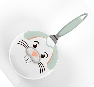 หม้อหุงต้มแบบตัวสัตว์,กระทะทรงกระต่ายสำหรับเด็กแบบดัตช์ขนาด13ซม. - Product Image 1