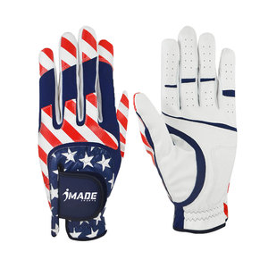 Breathable Sheepskin Soft Golf <b>Gloves</b> With Ball Marker Left Hand for Men and Women - Product Image 1