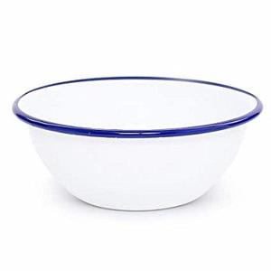 PREMIUM SALAD BOWL ENAMEL ALUMINIUM BOWL HOME DECORATIVE COST EFFECTIVE SALAD SALVER FRUIT BOWL - Product Image 1