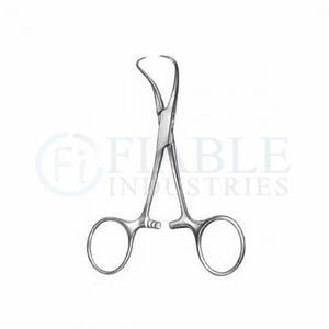 Pinzas de toalla Backhaus Abrazadera quirúrgica de acero inoxidable Equipo médico - Product Image 3