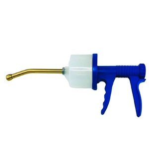 Pistola de drenaje de agarre en V de cuerpo Superior de alta calidad, jeringa automática para vacunas de ganado, pistola de inmersión veterinaria de Metal automática - Product Image 3