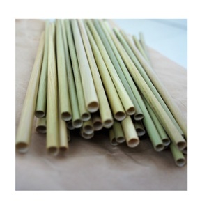 ฟางแห้งเป็นมิตรกับสิ่งแวดล้อมหญ้าธรรมชาติดื่มฟางที่กำหนดเองที่มีราคาขายส่งจากเวียดนาม - Product Image 1