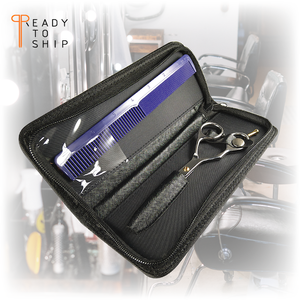 เคสใส่กรรไกรตัดผม,กระเป๋าหนังสำหรับร้านเสริมสวยคุณภาพสูง - Product Image 1