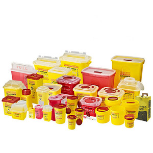 UN3291 23L Medical Waste Bin Box Needles Sharps Disposable Container with CE Certificate