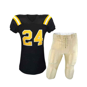 High Quality Customized Tackle Twill American <b>Football</b> Jersey Breathable Plus <b>Size</b> Uniform - Product Image 1