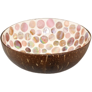 Cuenco de cáscara de coco de Vietnam con perla madre - Product Image 1