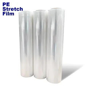 Op Maat Gemaakte Transparante Pallet Stretch Wrap Super Dunne Polyolefin Film Voor Zachte Verpakking Fabriek Aangepast Voor Industrieel Gebruik