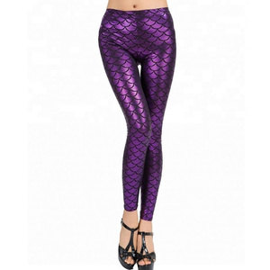 Pantalones de cuero mate de moda al por mayor, pantimedias negras para mujer, leggings elásticos de imitación de cuero delgados para mujer, tallas grandes - Product Image 4