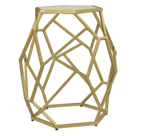 Elegante y moderna mesa auxiliar de Metal con tapa de mármol extensible, práctica sala de estar, hogar, taburete de café, almacenamiento de muebles - Product Image 6